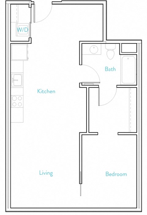 Portland, OR Grant Park Village Apartments 1 bedroom 1 bath